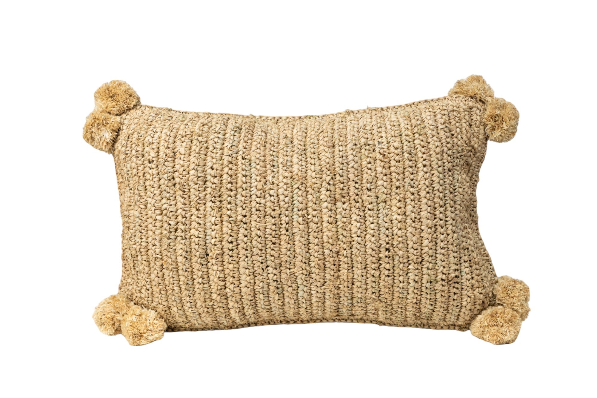 Cojin rectang. fibras naturales