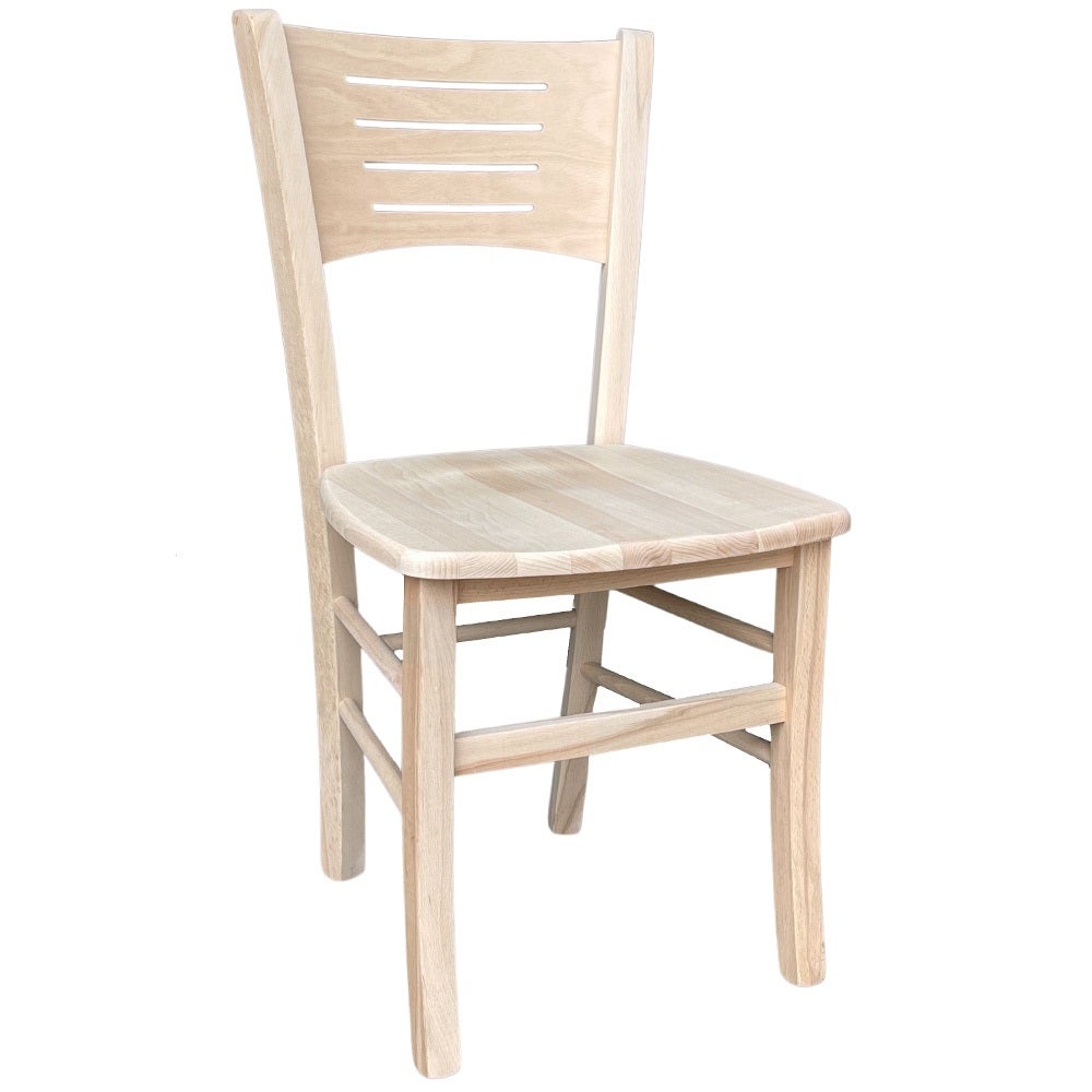 Chaise en Bois Amelia Brute De A Peindre Avec Siège Bois Massif Leroy — free download