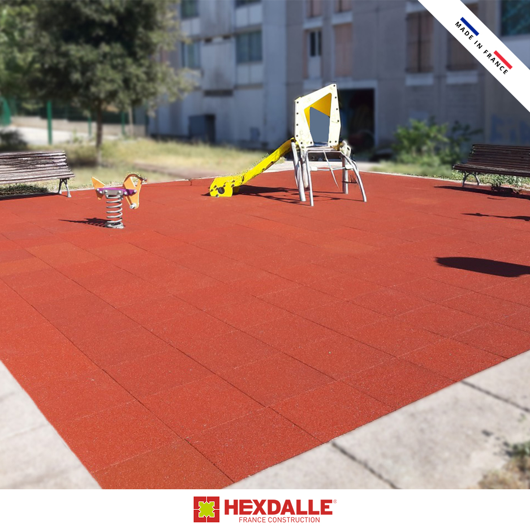 Lot de 20 dalles HEXDALLE XE 25 mm - Vert - Usage extérieur - 5 m² - 3