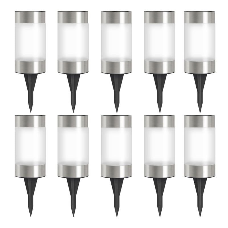 Solarnych lampek LED zewnętrzne lampy solarne wodoodporne lampy trawnikowe do ścieżki patio ogrodu werandy schodów ulicy dekoracja krajobrazu