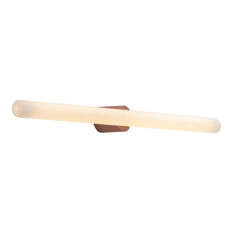 Aplice baie LED cupru POTTER 7W cu bec ceramic S14d 2700K IP44 - Rossini Group | Iluminat pentru baie și interior