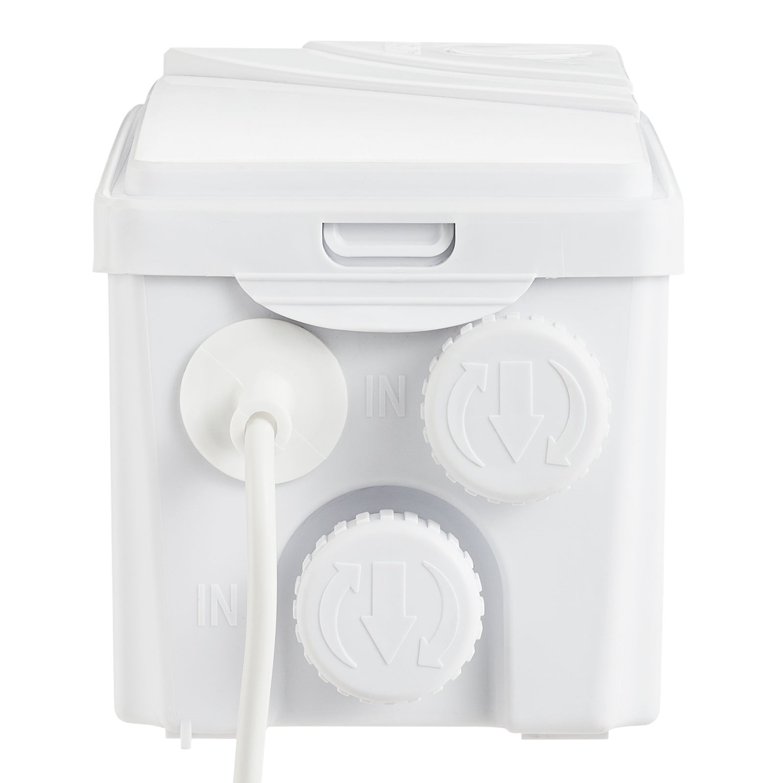 Pompe de Macération VEVOR 350 W, Débit 6000 L/h, 3 Entrées, Levage 7 m, Pompe d’eaux Usées pour Sous-sol, Cuisine, Évier, Douche, Baignoire - 9