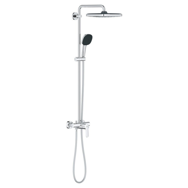 Kolumna prysznicowa GROHE Vitalio Comfort 250 chrom z baterią jednouchwytową i strumieniem deszczowym