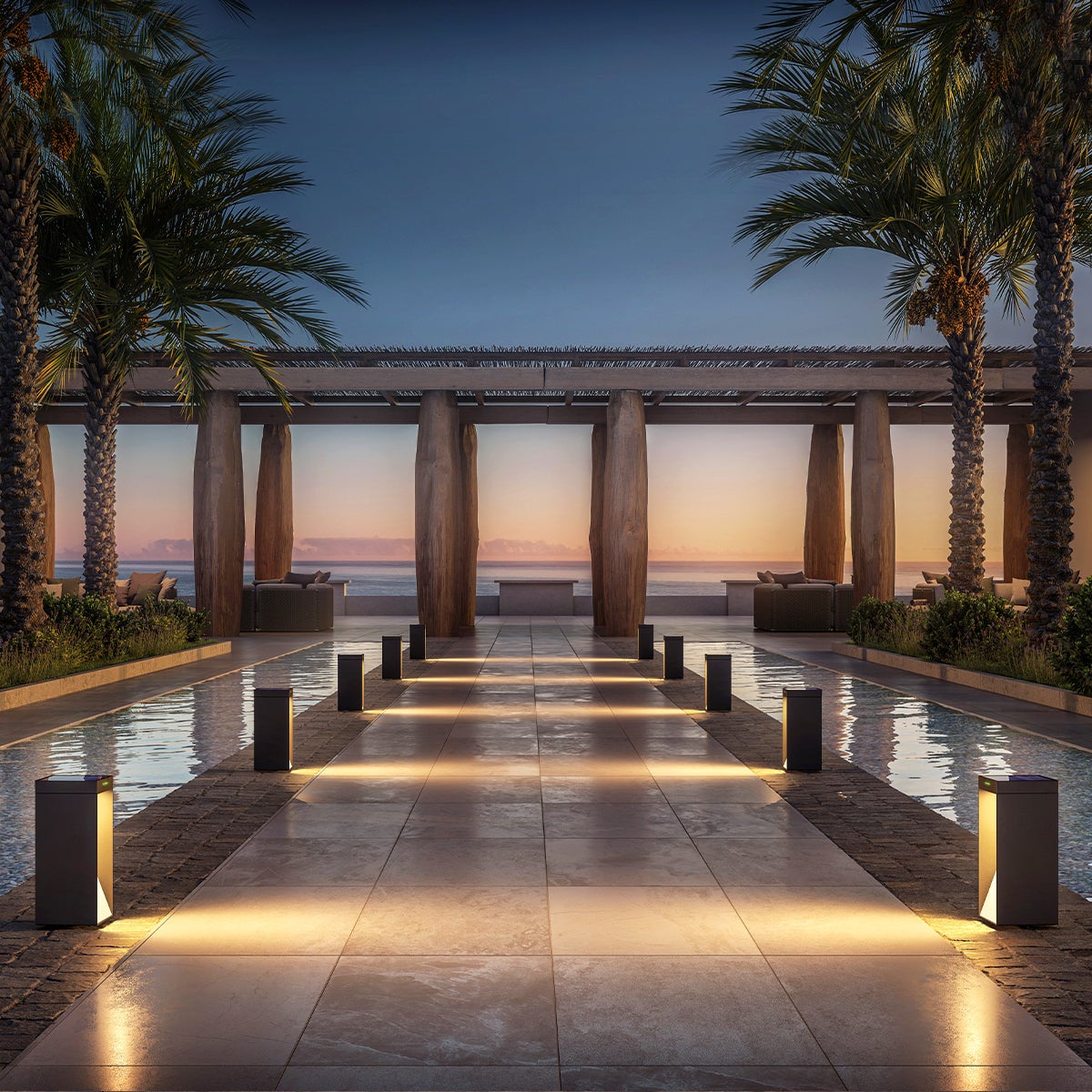 MILIO SIDE H35cm aluminiowy słupek słoneczny