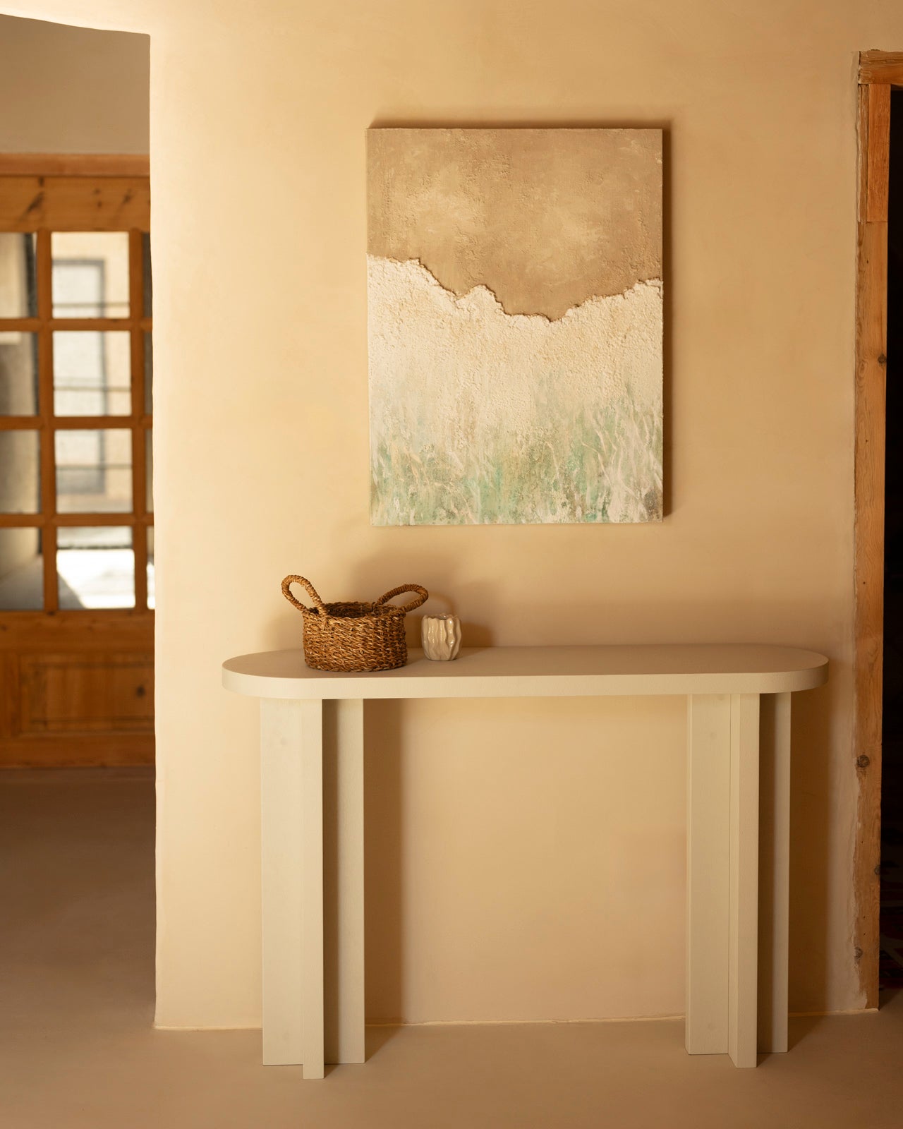 JOEL - Cuadro decorativo pintado artesanalmente al oleo sin marco 80x100cm - DECOWOOD - 2