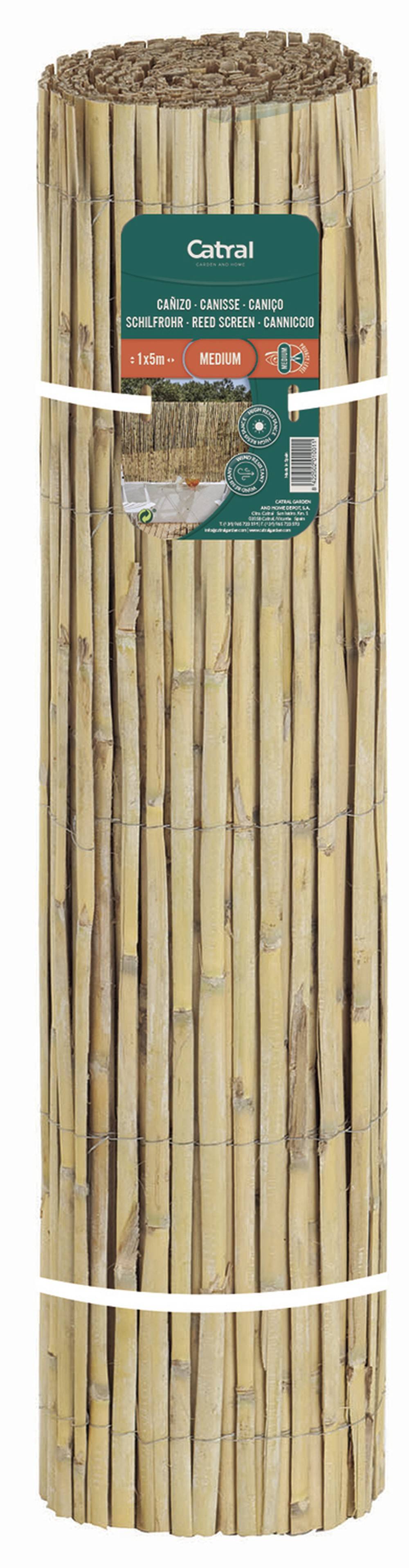 Canisse En Roseau Naturel 10 Mètres - Brise-vue Pour Jardin, Terrasse, Balcon - Installation Facile