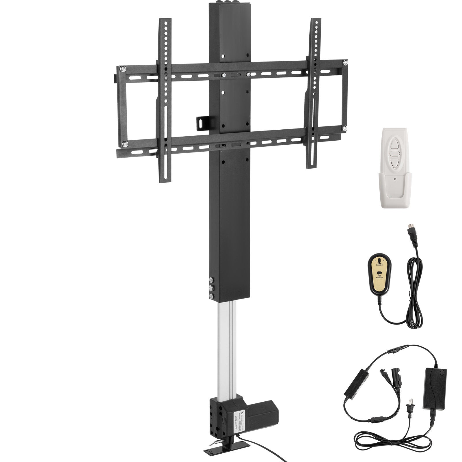 Support élévateur motorisé pour TV,SucceBuy support électrique pour TV à écran plat 26« -60 » LCD/LED/OLED Plasma,levage automatique,noir - 3