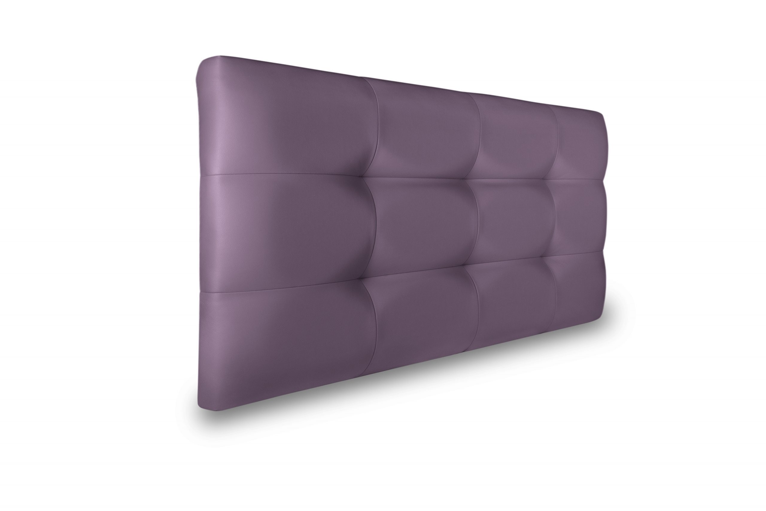 Cabecero De Cama TEXAS Cabezal Tapizado En Polipel 135x 70 Cm Morado 