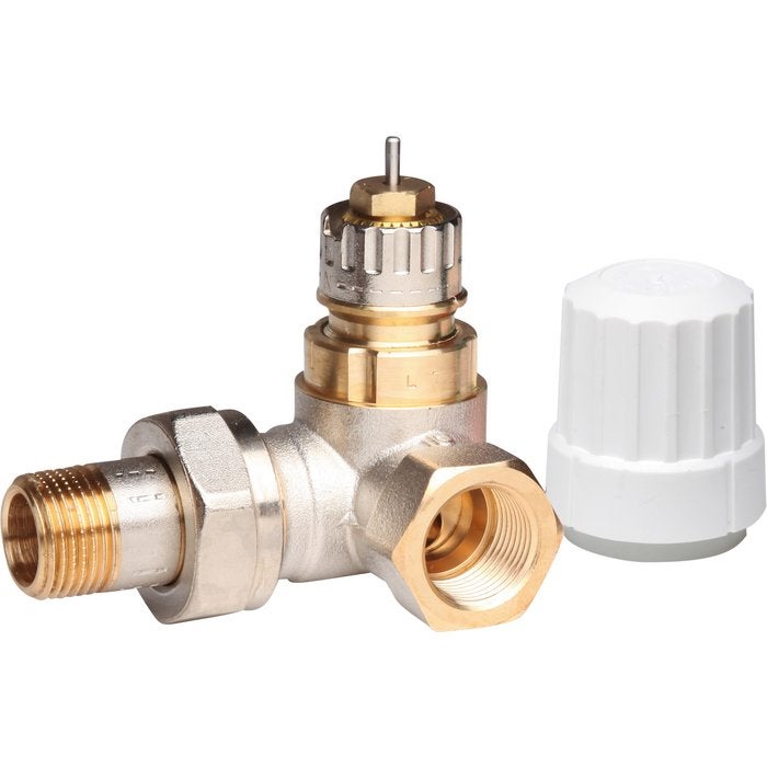 Corps De Robinet Danfoss RA-IN à Kv Réglable - 3/8" (12/17), Angle Gauche, Pour Radiateur