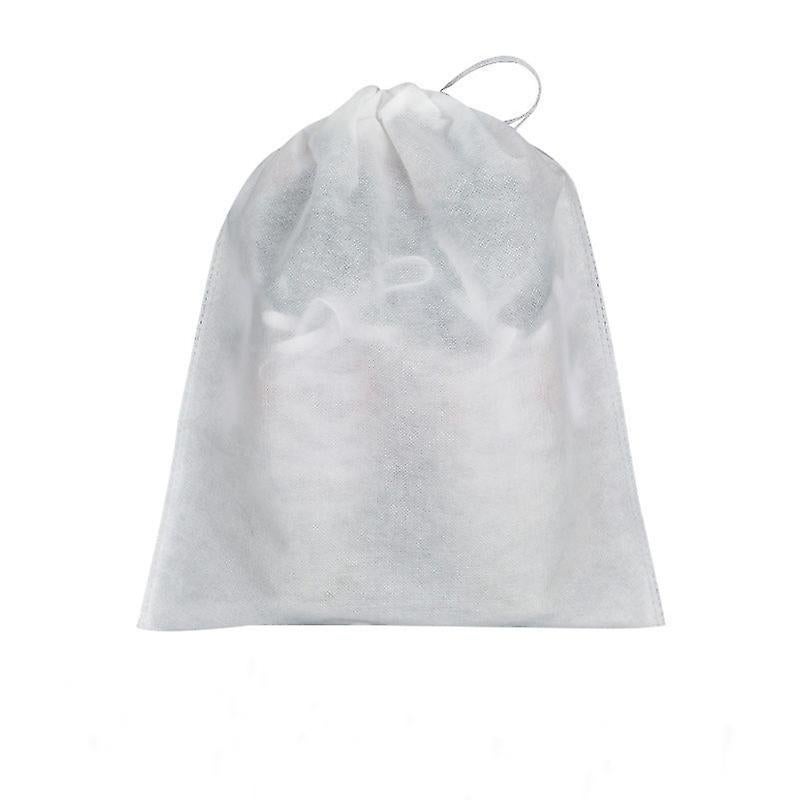 10 szt. worków przeciwpyłowych z materiału włókninowego, organizer ze ściągaczem, średni rozmiar (średni, biały), 32*38 cm