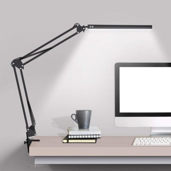 Lampe De Bureau LED Avec Pince Lampe De Bureau Avec Bras Articul 