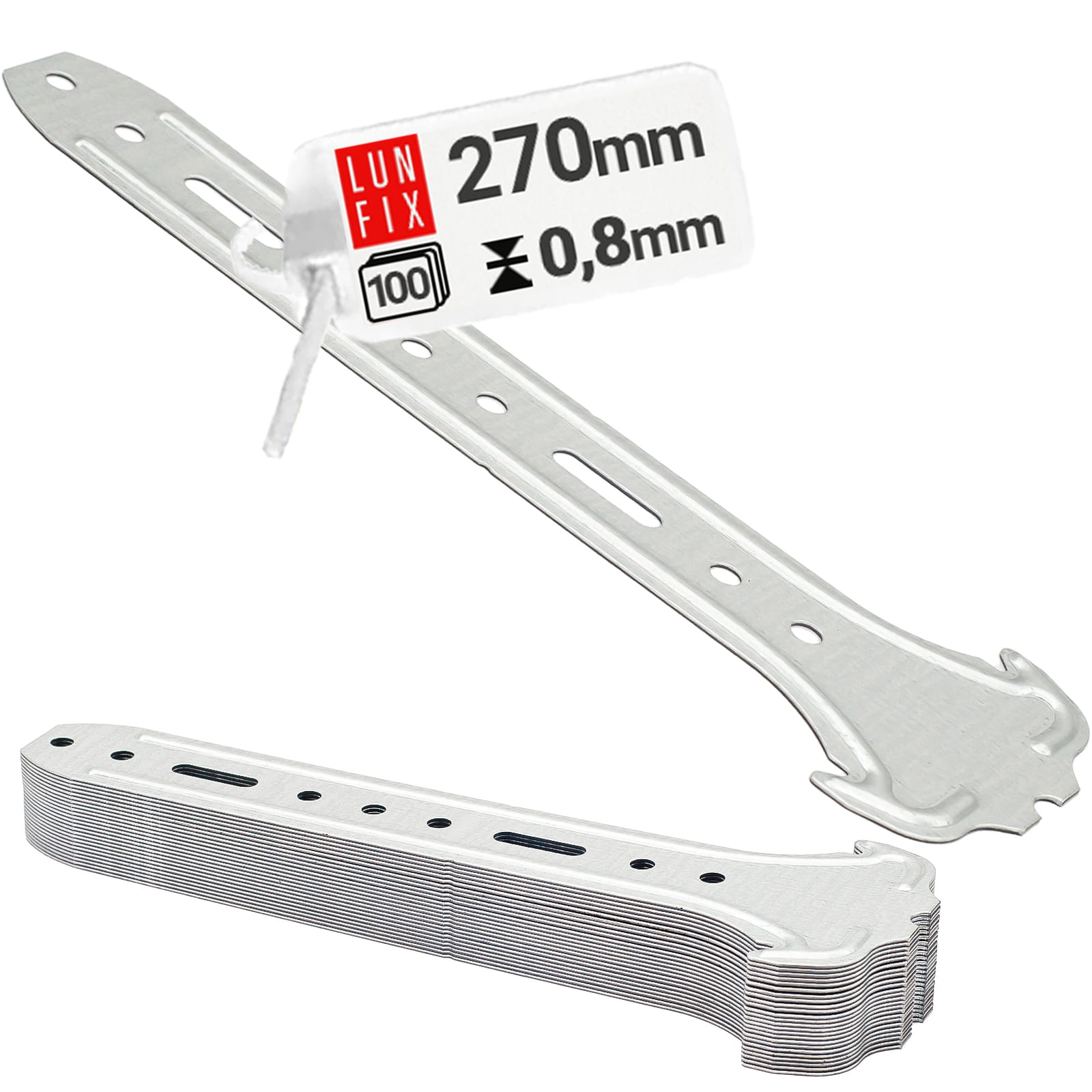 Wieszak do sufitów podwieszanych grzybek 270 0,8 mm 100szt.