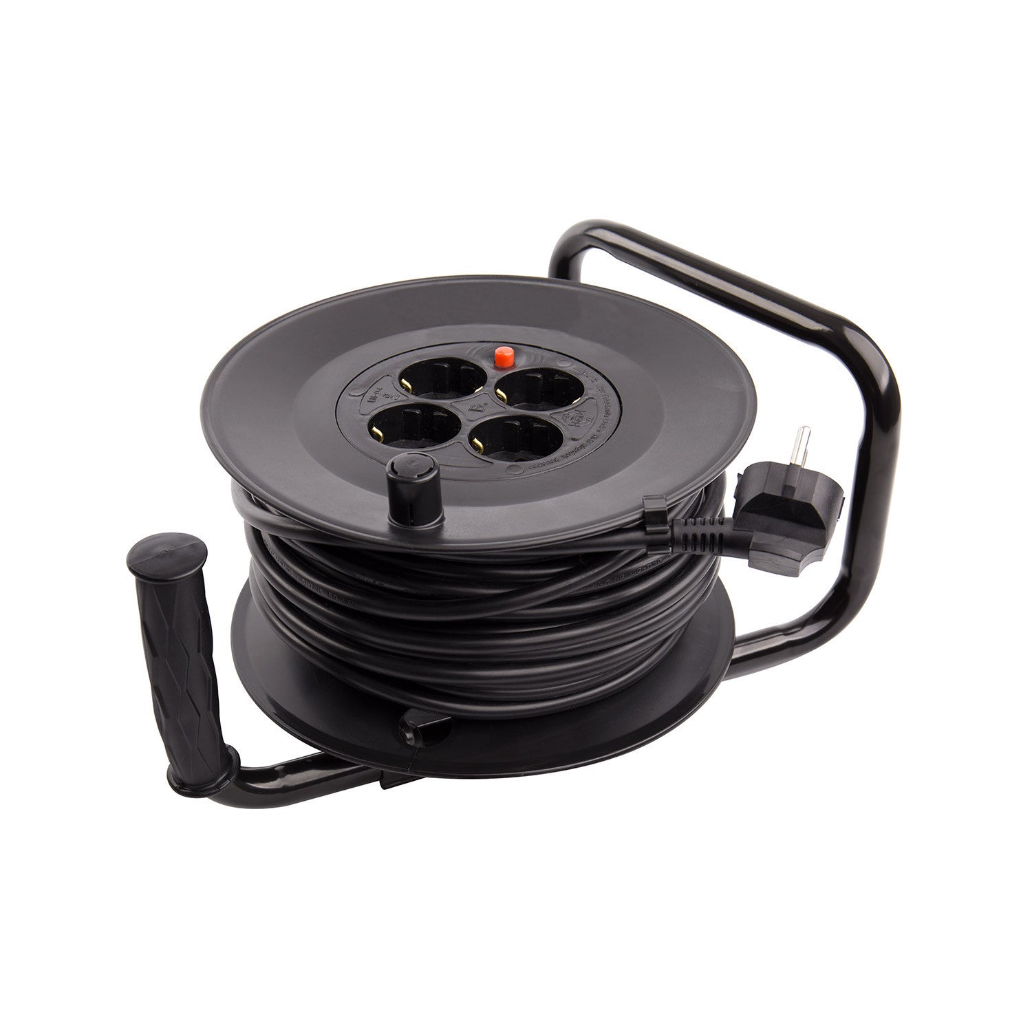 Enrouleur extensible 25m 3x1.5 mm | Noir | PVC - 5