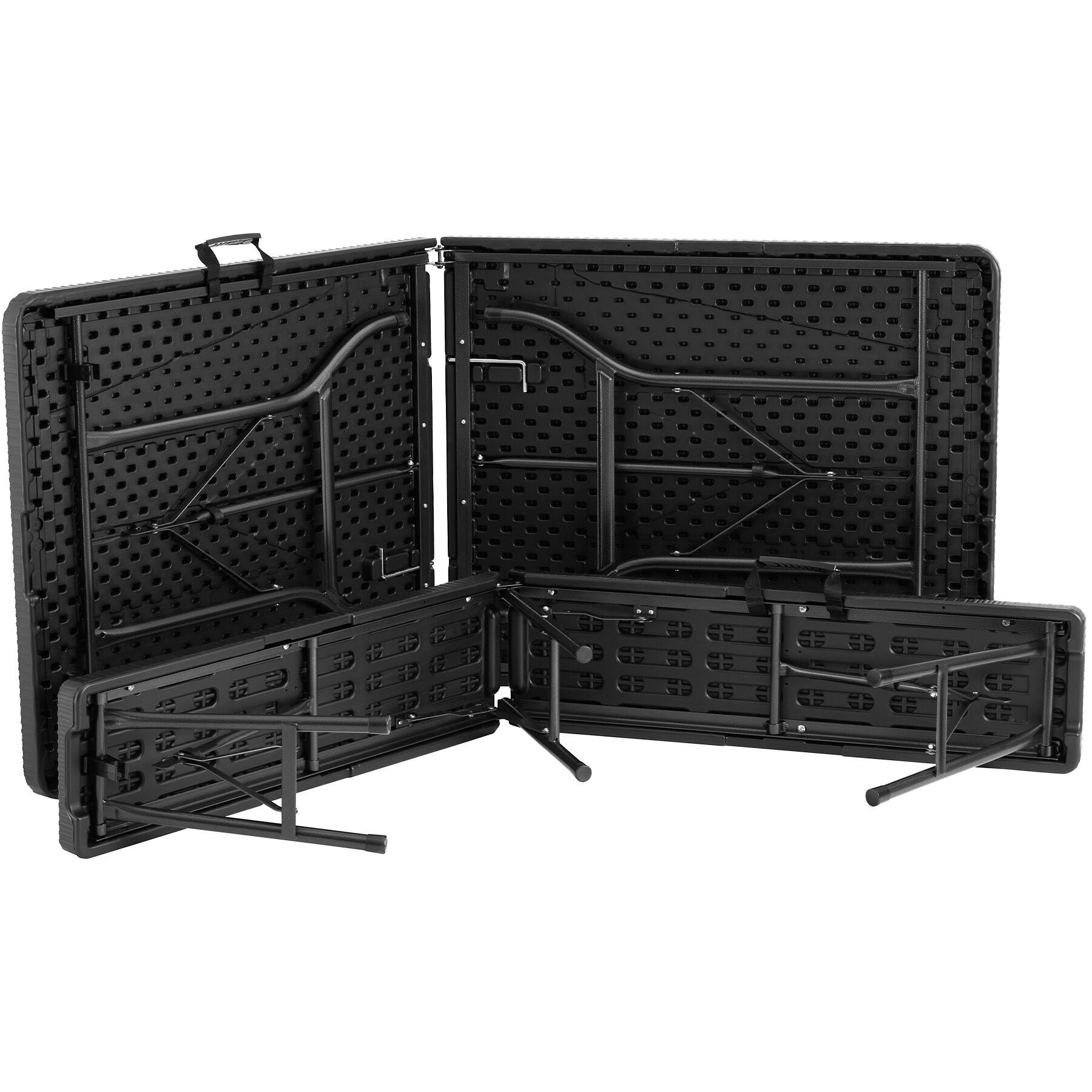 TECTAKE Conjunto de mesa e bancos de campismo dobrável - 3