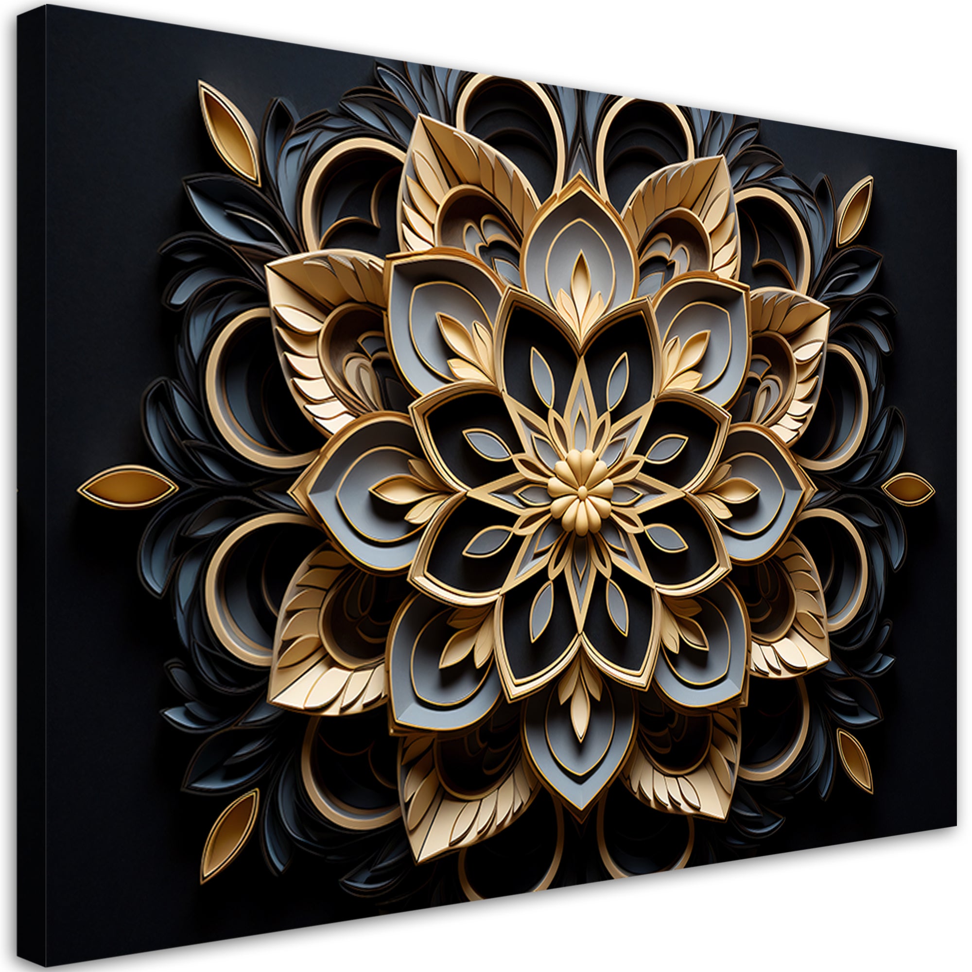 Obraz do biura - Kwiaty 3D AI 60x40