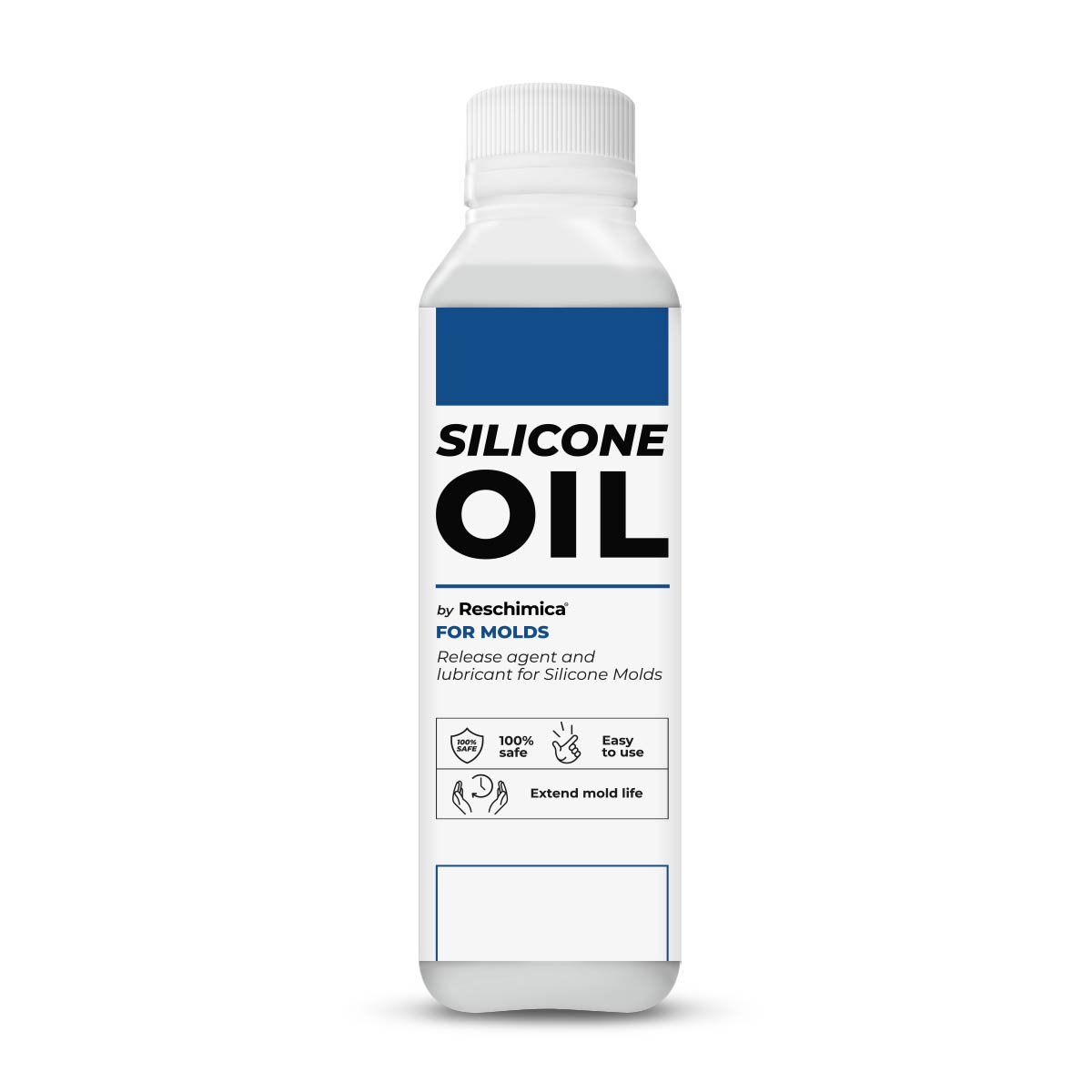 Stampo In Silicone Putty 50g Per Creazione Stampi Fai-Da-Te - Blu/Bianco, Per Resina, Gioielli, Sapone, Alimentare (FDA)