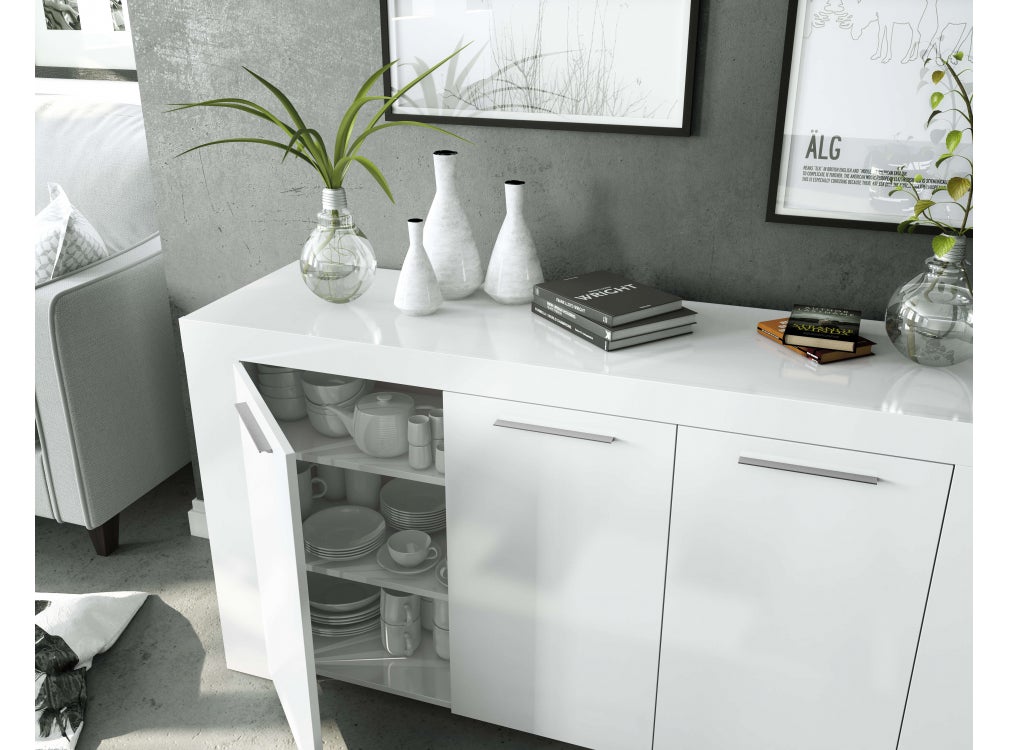 Aparador Ambit Blanco Artik (Blanco Mate) 144 x 80 x 42 cm - 5
