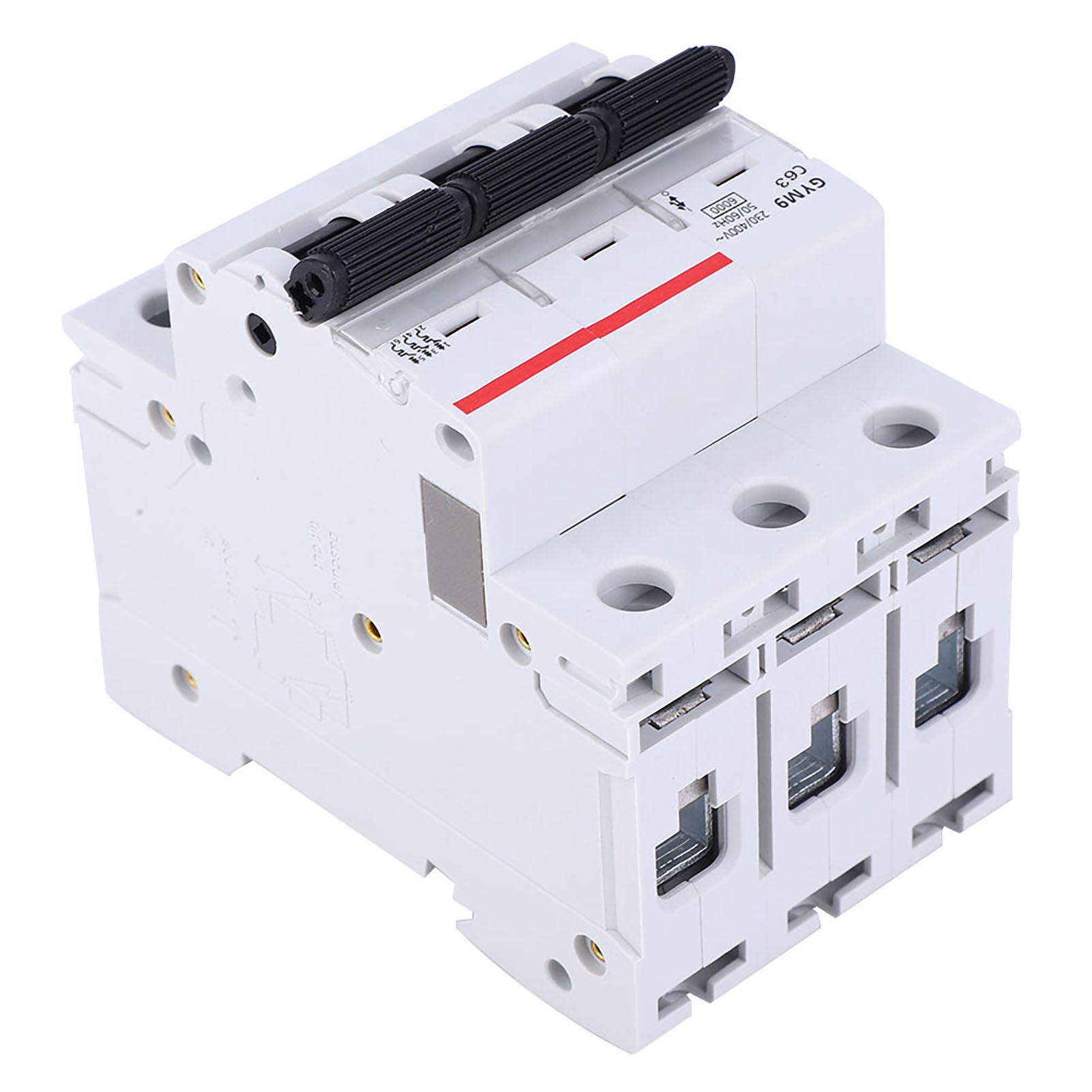 Interruttore automatico GYM9-C65 a 3 poli 400 V CA 50/60 Hz IP20, protezione dalle perdite (63 A) - 2
