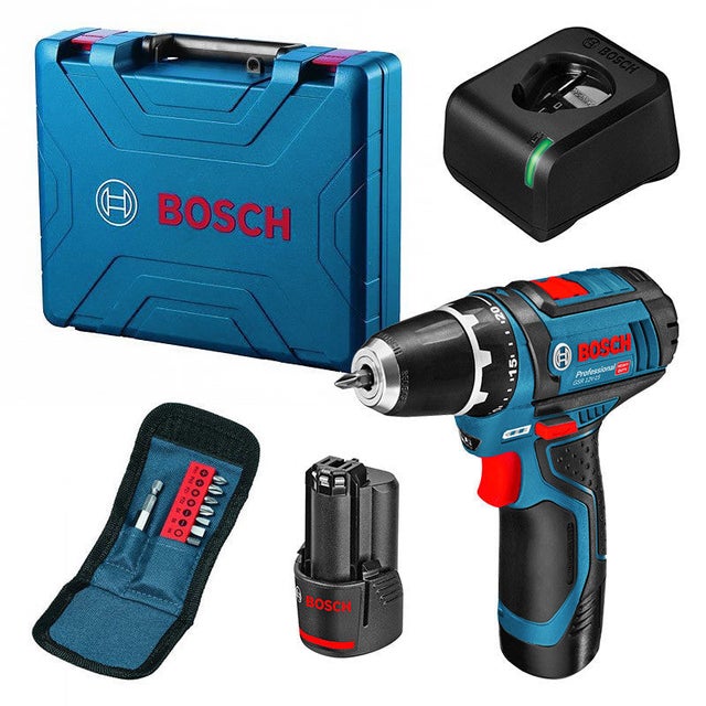 Wiertarko-wkrętarka Bosch GSR 12V-15 21 ustawień momentu i 2 prędkości