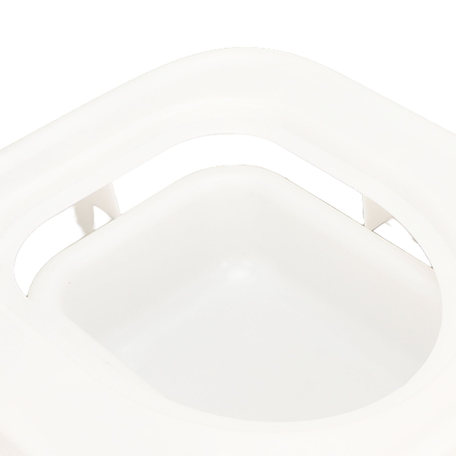 Kit de entrenamiento para gatos ABS 36,5x32,5x12cm Asiento tipo inodoro Fácil limpieza para gatitos Gris – ComfortXL - 6