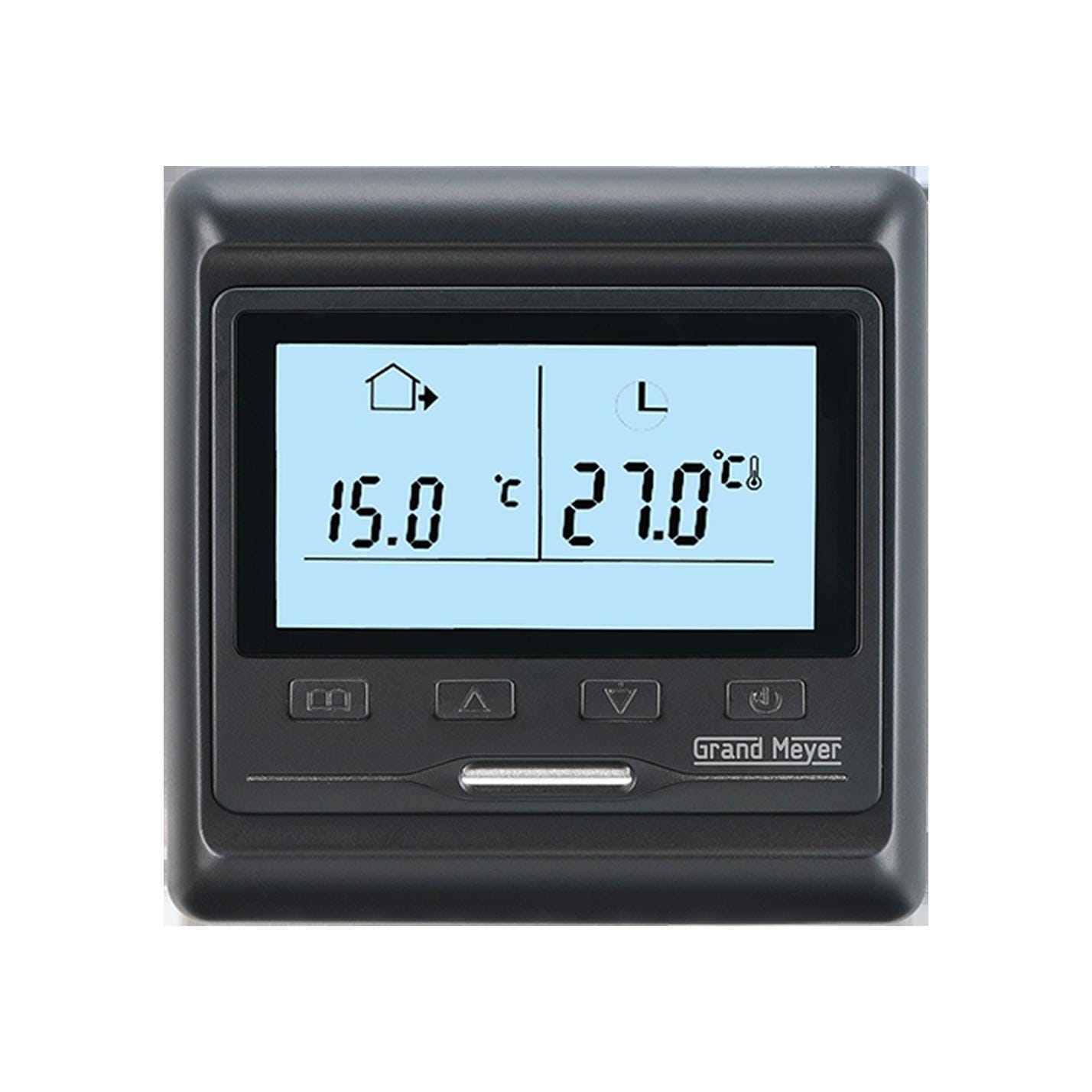 4 Termostati A Batteria,regolatore Di Riscaldamento A Pavimento Per Caldaia Ad Acqua A Parete,termostato Antigelo Per Caldaia A Gas Con Blocco Bambini | Leroy Merlin - Foto 7