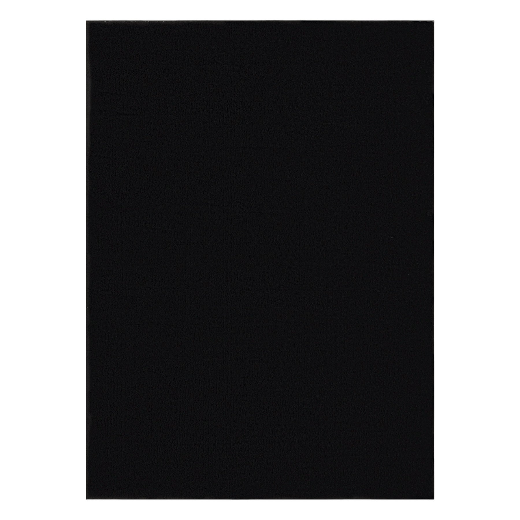 Tappeto da lavaggio moderno LINDO nero, antiscivolo, a pelo lungo 140x190 cm - 3