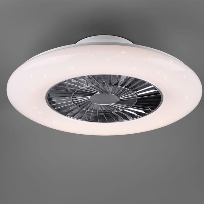 Ventilatore Da Soffitto Retrattile Con Luce LED 45W Silenzioso Verno M Eco Bianco Cct Dim 106cm 95327567 Ventilatore Da Soffitto Retrattile Con Luce LED 45W Silenzioso Verno M Eco Bianco Cct Dim 106cm 95327567
