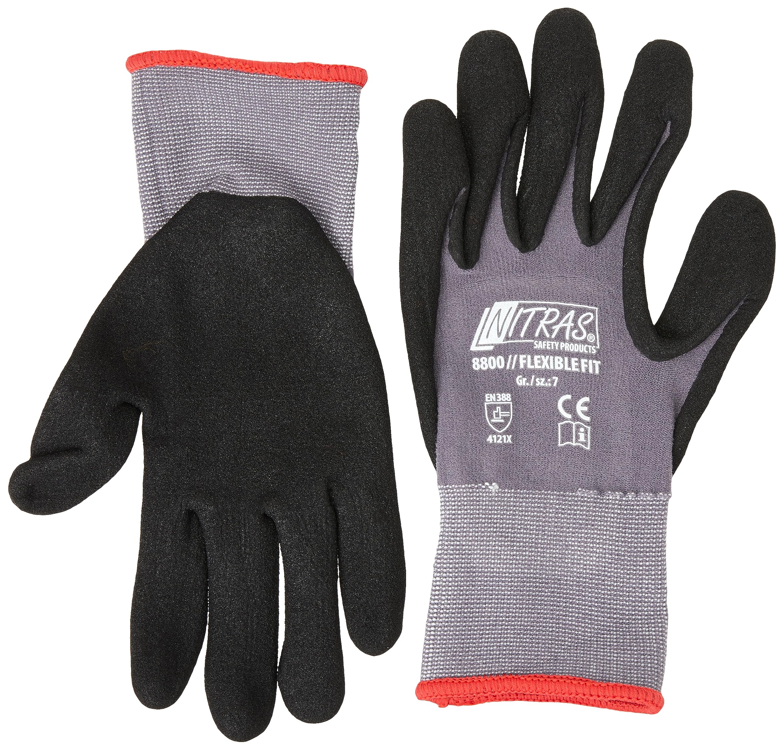 12 Paia Guanti Da Lavoro Rivestimento Di Sicurezza Protezione Mani PU - Foto 2