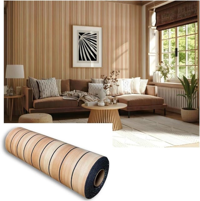 Plaque WC En Bois De Noyer - Marron - Pour Homme Et Femme