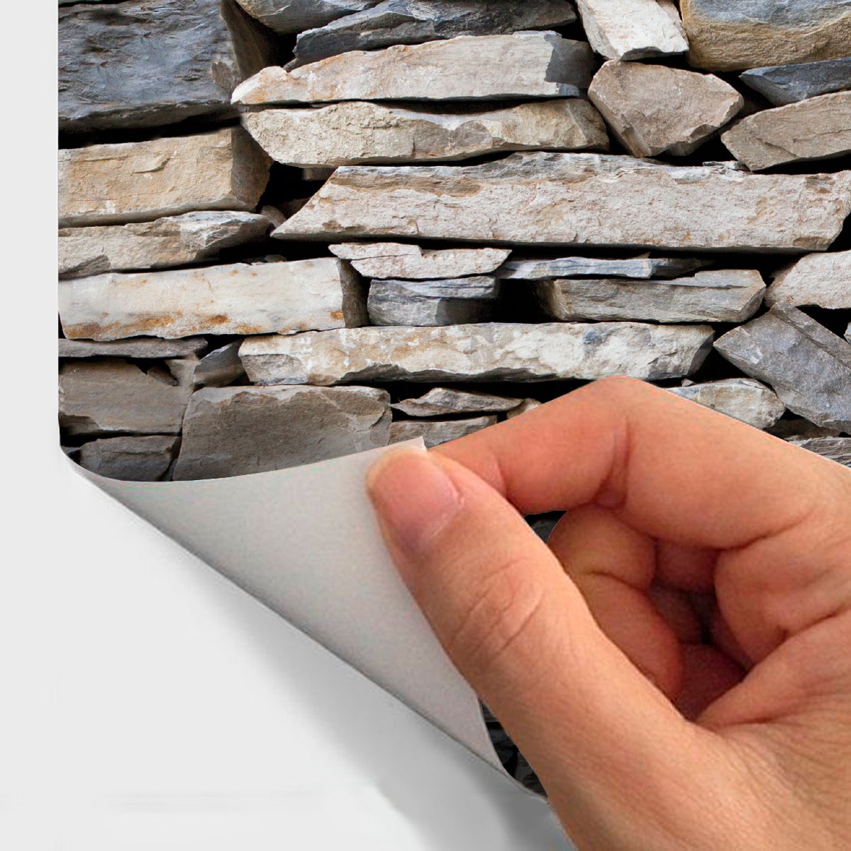 Adesivi pietre Sarde - Sticker adesivo - adesivi murali - 60x60cm - 5