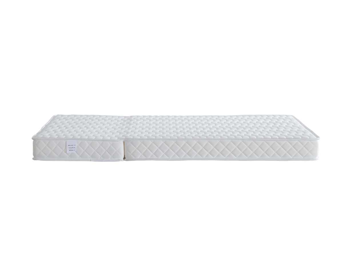 Matelas Très Ferme pour Tous BZ + Alèse 140x190 x 10 cm + Oreiller Visco - Découpe Assise 60 cm - 5 Zones de Confort - rembourrage 100 % polesther - â - 6