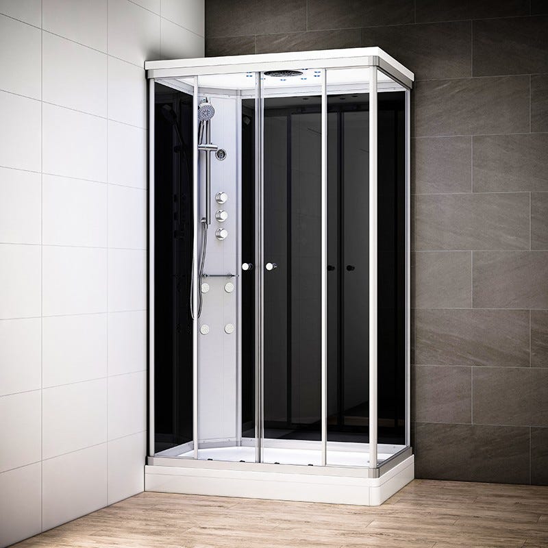 AcquaVapore Whirlpool cabine de douche baignoire sauna douche K60-WS-EH AcquaVapore Whirlpool cabine de douche baignoire sauna douche K60-WS-EH