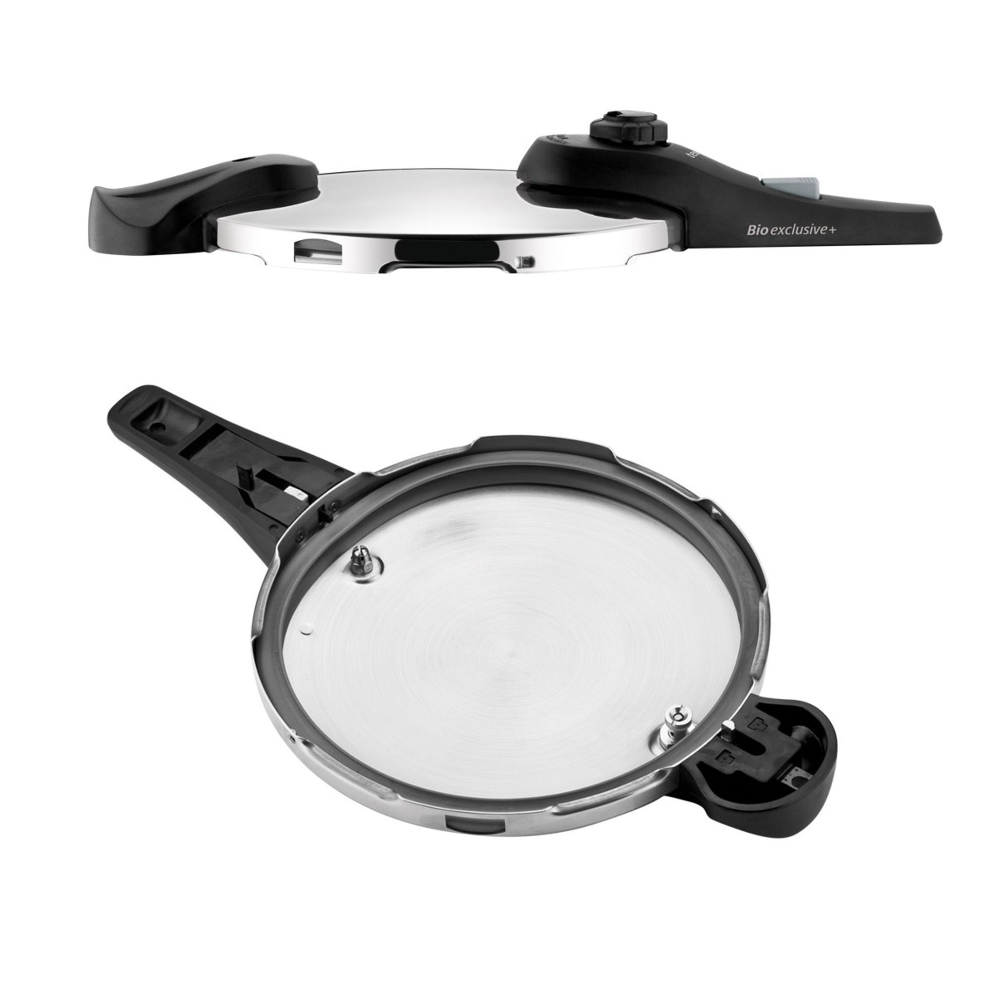 Tescoma 701708 Pentola a Pressione capacità 7,5 lt, Acciaio inossidabile, Linea Bio Exclusive + - 5