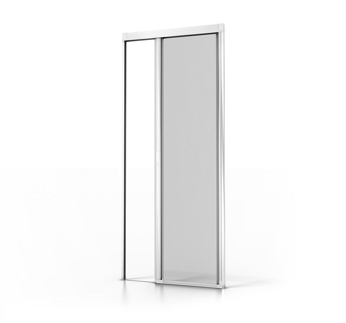 Zanzariera Porta Tagliabile Alluminio L 140 X H 230 Cm Bianco zanzariera-porta-tagliabile-alluminio-l-140-x-h-230-cm-bianco