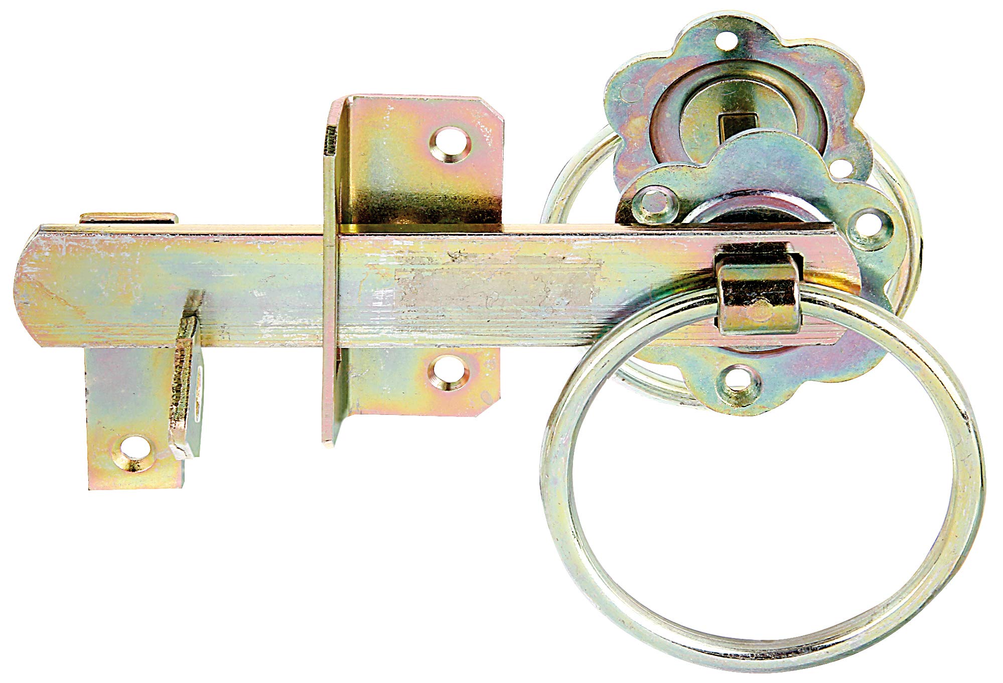 Alberts 210250 Serratura per cancelli da giardino, per cancelli alti o cancelli paravento, zincato galvanico, con strato spesso passivato - 2