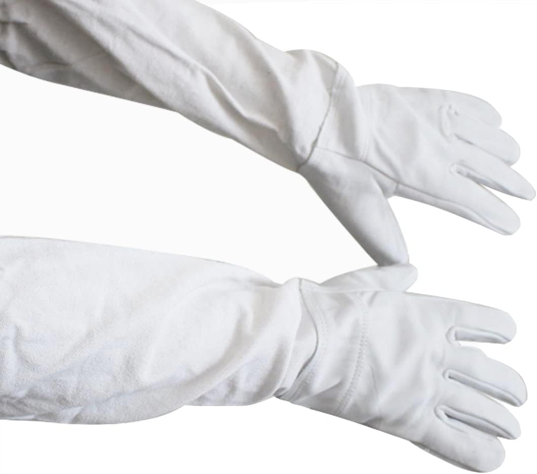1paire Gants d'Apiculture, Gants d'Apiculture avec Manches Longues, Gants de Protection avec Manches - 4