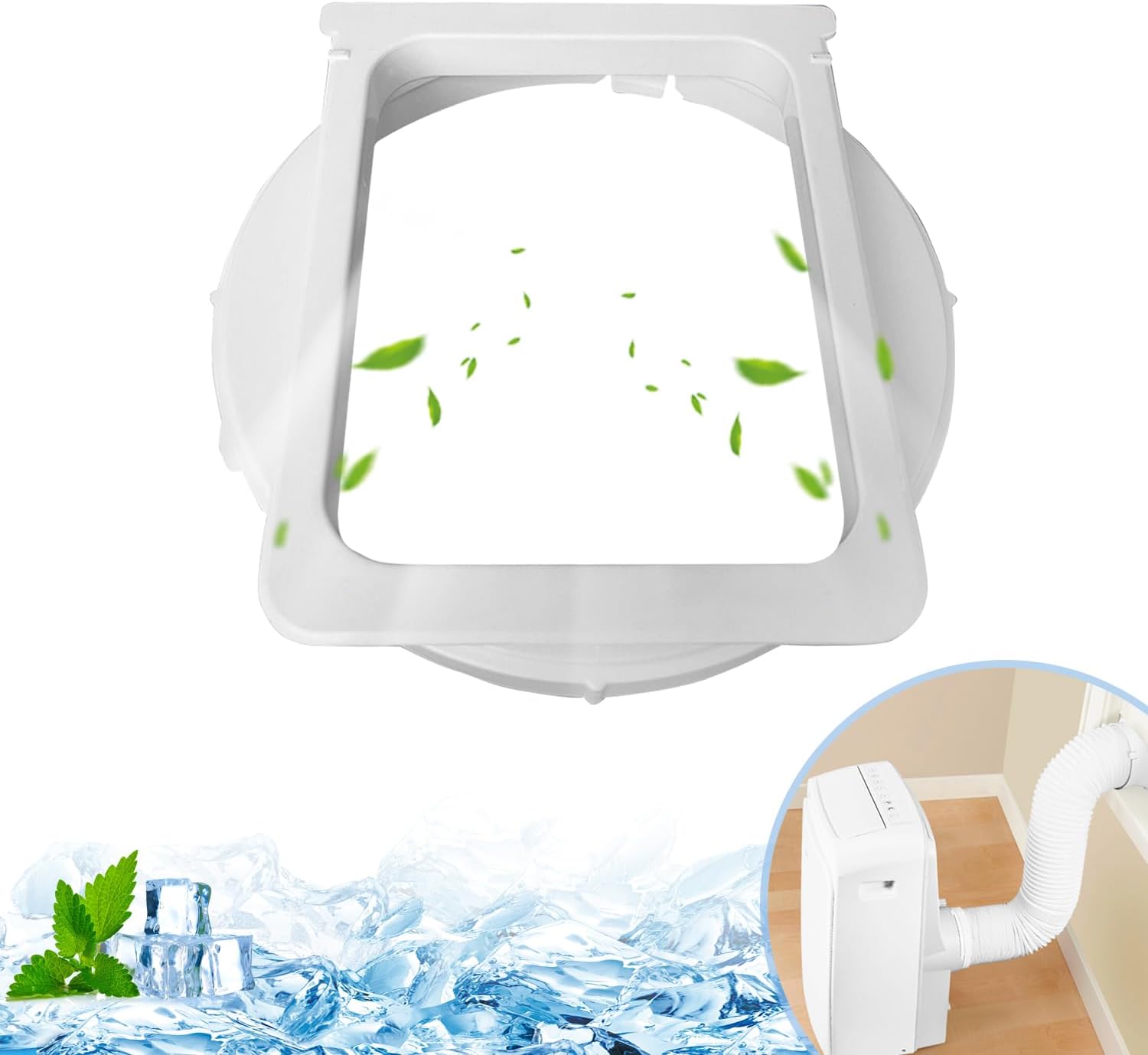 Adattatore Per Tubo Di Scarico Condizionatore Portatile, Connettore Da 5,9 Pollici – Per Collegare Tubo Flessibile, Materiale ABS, Facile Installazione