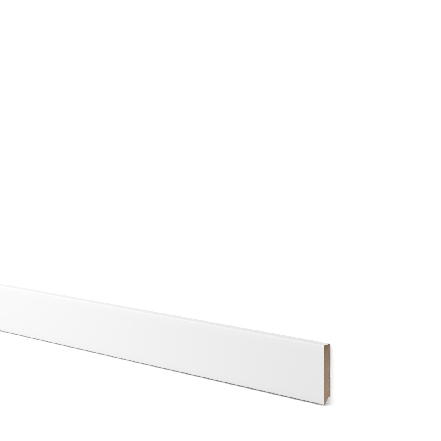 Listwa przypodłogowa MDF LAMELE3D - Biały Mat