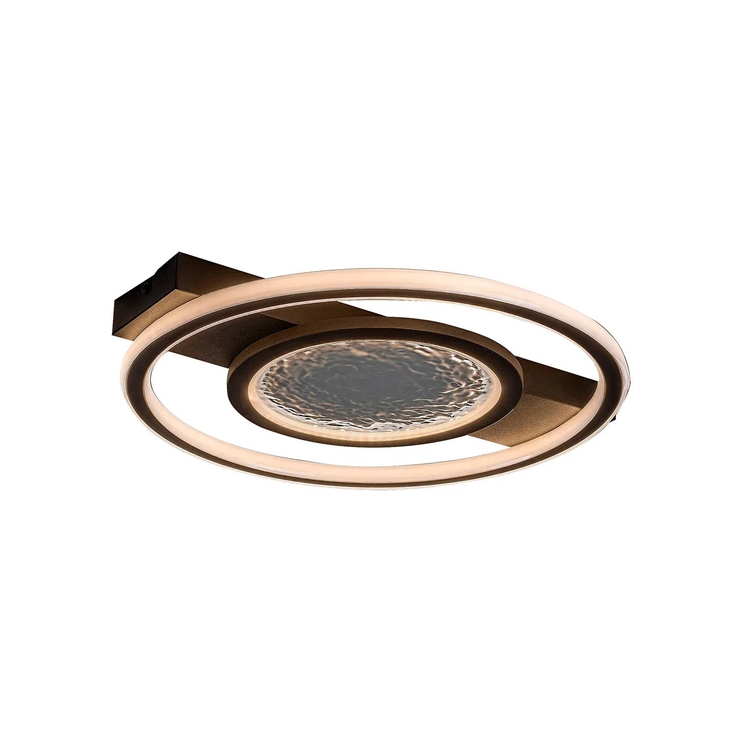 Lampa sufitowa wisząca Aranis czarno-biała LED 50W 3000K 2000lm nowoczesna wym: 5 x 43 x 41 cm metal Rabalux