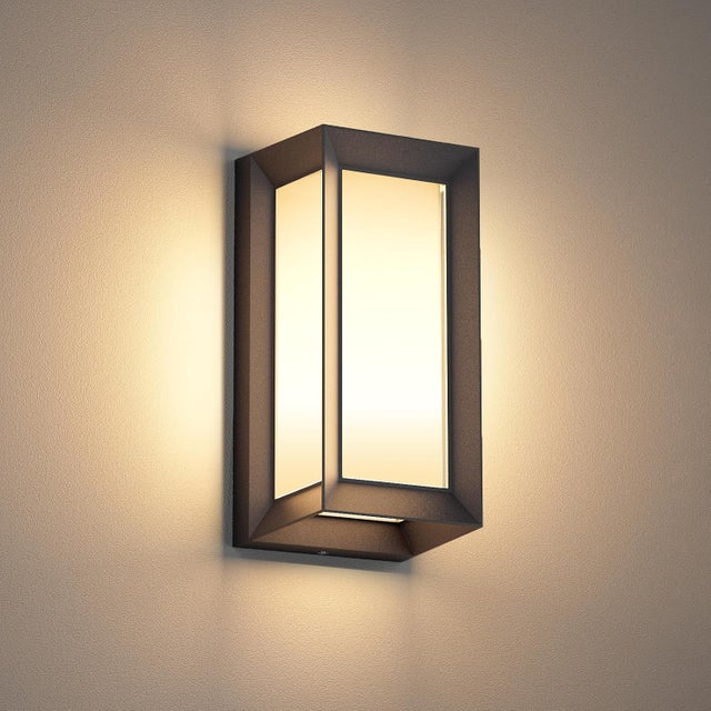 Applique Murale Extérieure Intérieur, Led Lampe Murale Moderne Imperméable IP65, Éclairage Mural pour Terrasse Couloir Entrée Balcon