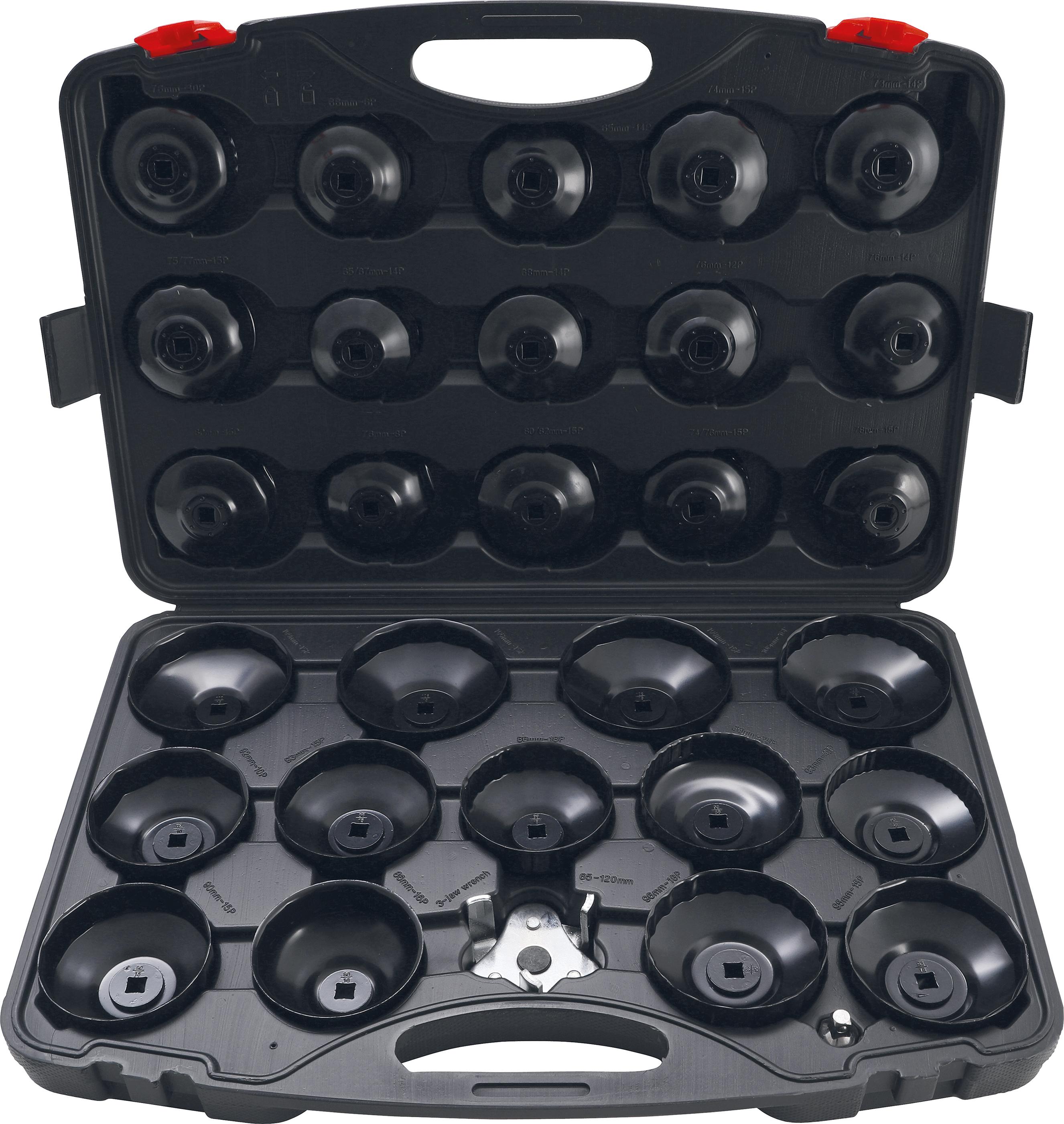 Kit D'adaptateurs BGS Pour Clés Polygonales à Cliquet - Professionnel, Chromé Brillant