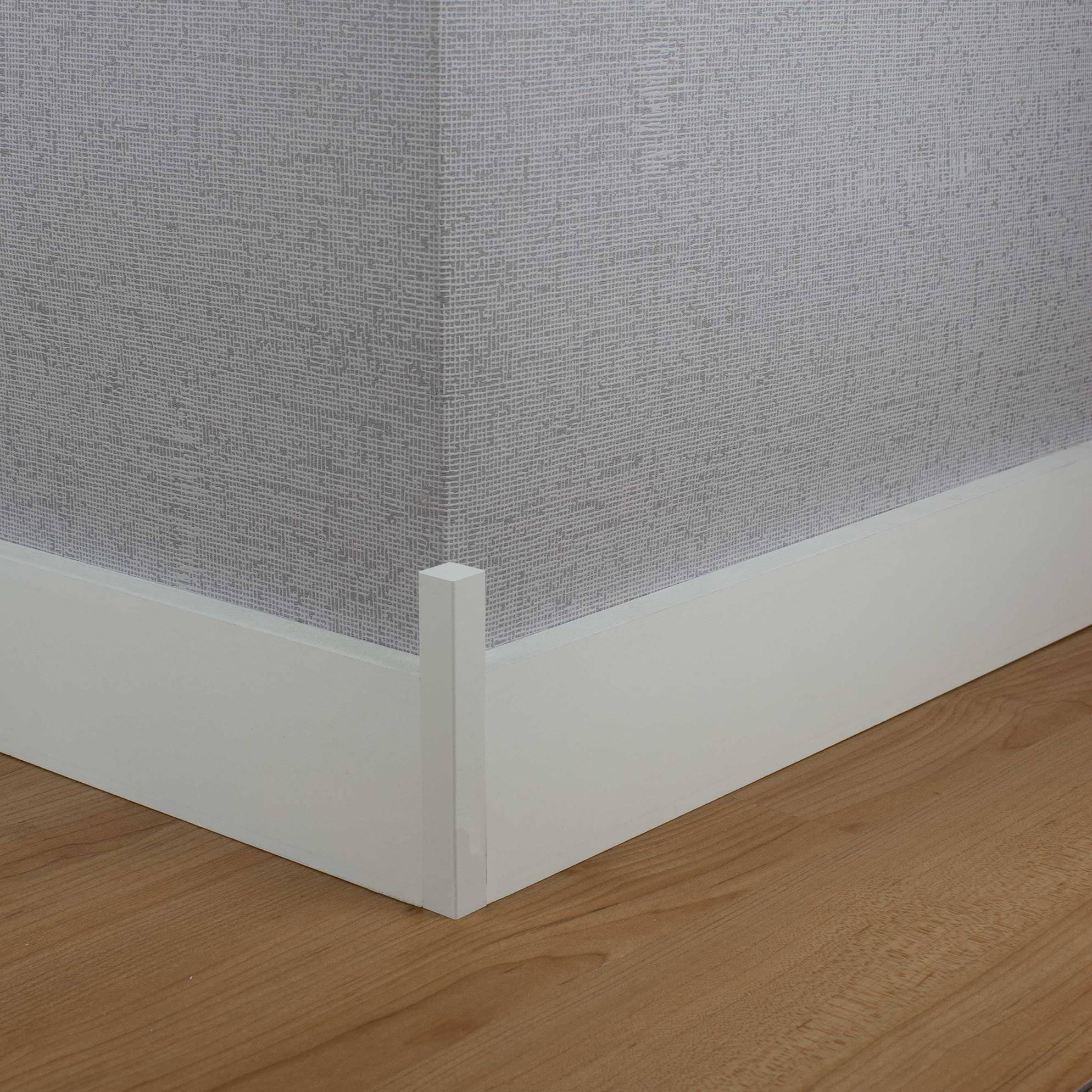 PROVISTON Plinthe 15 x 80 x 2440 mm MDF Hydro Prépeint Plinthe carré lot de 5 - 6