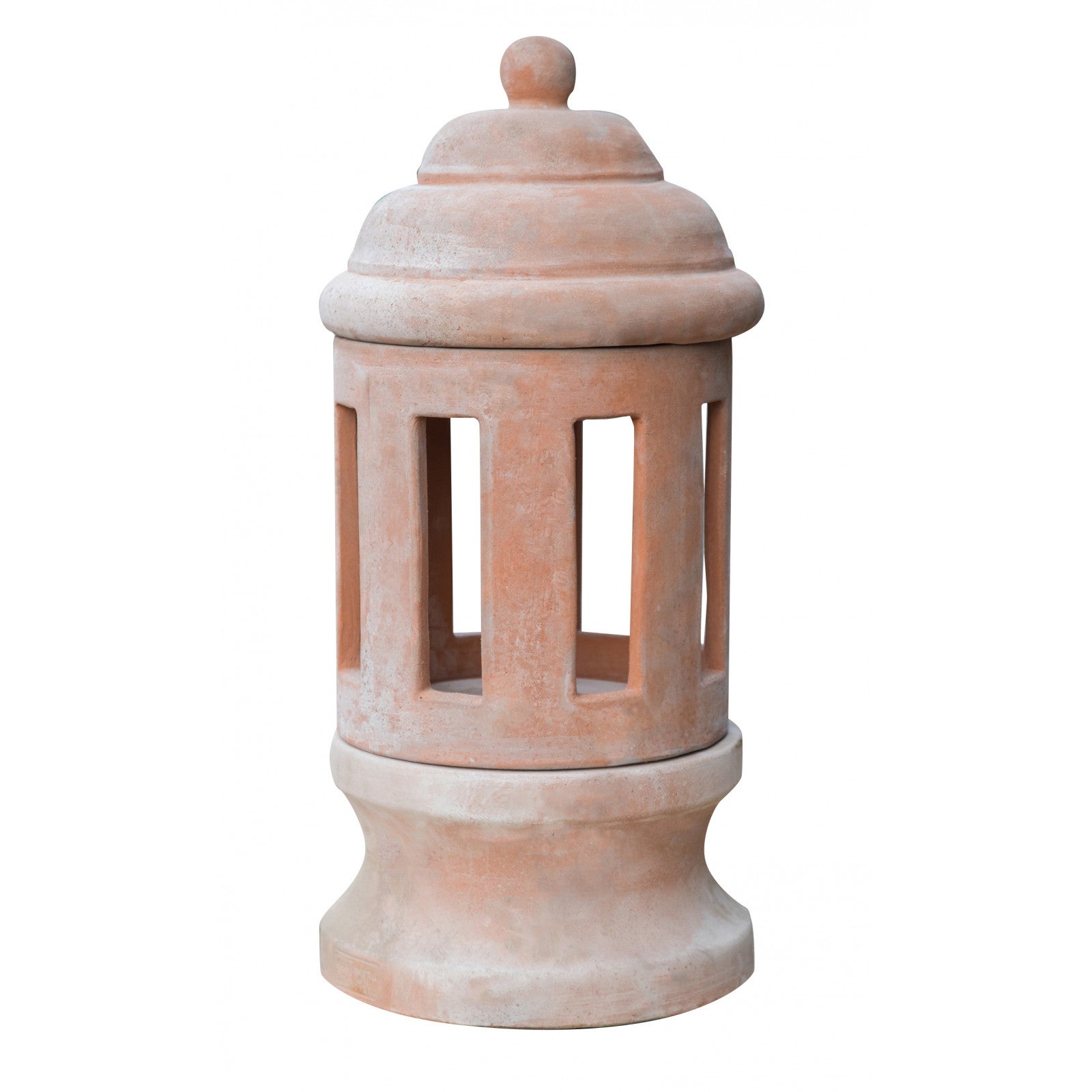 Biscottini  Farol De Exterior En Terracota 64X30x30 Cm, Farol Portavelas De Exterior Made In Italy, Farol De Jardín , Leroy Merlin
