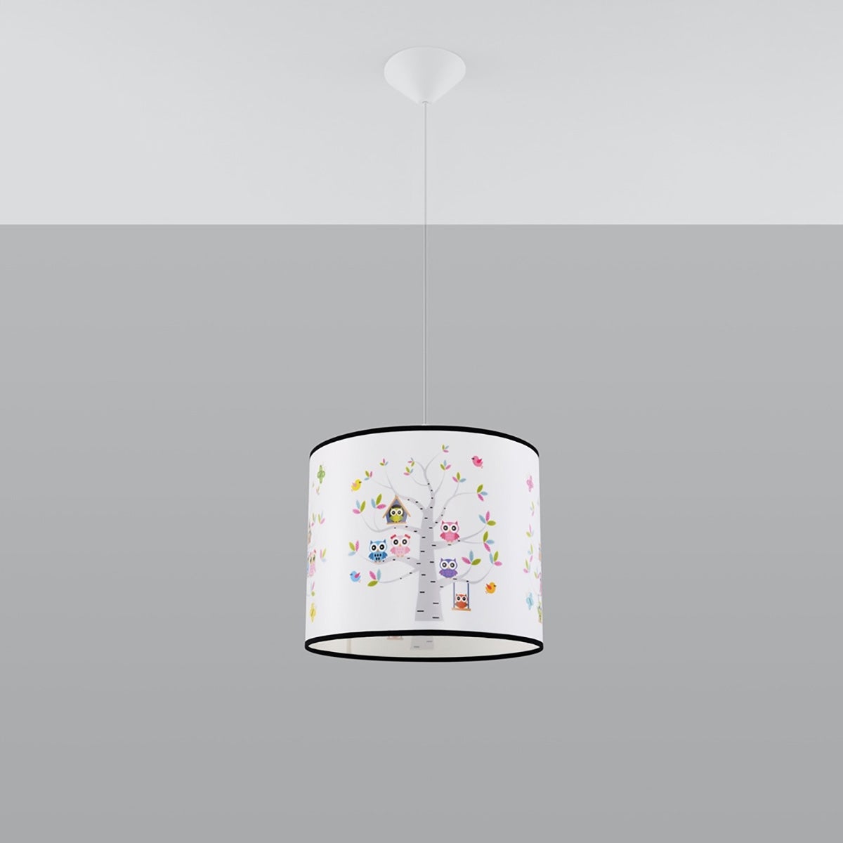 Lampa wisząca GUFO 30 LED 4000K - 30x30x82cm Sollux