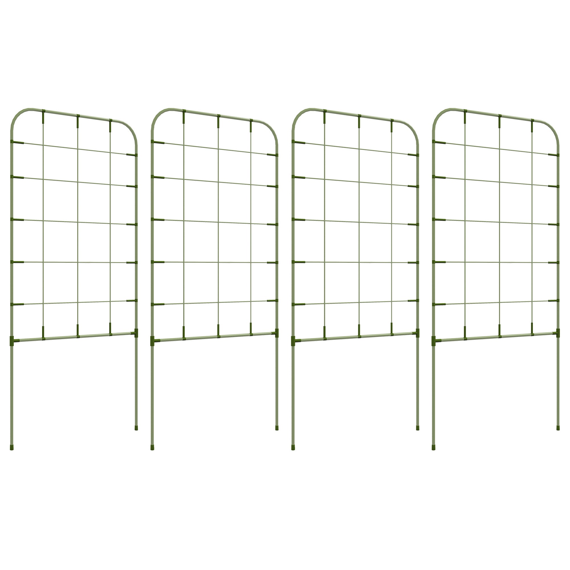 Enrejados de Jardín Outsunny Acero, PE Verde 40x90 cm | Leroy Merlin
