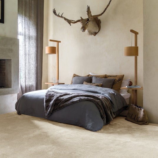 Moquette chambre ou salon - Select - Beige clair - Echantillon 15 x 20 cm - 2