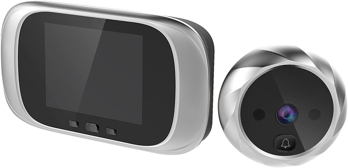 SPIONCINO DIGITALE PROXE ORO LCD 3,2 TFT TELECAMERA 0,3 Mpx 125x85 mm A BATTERIE