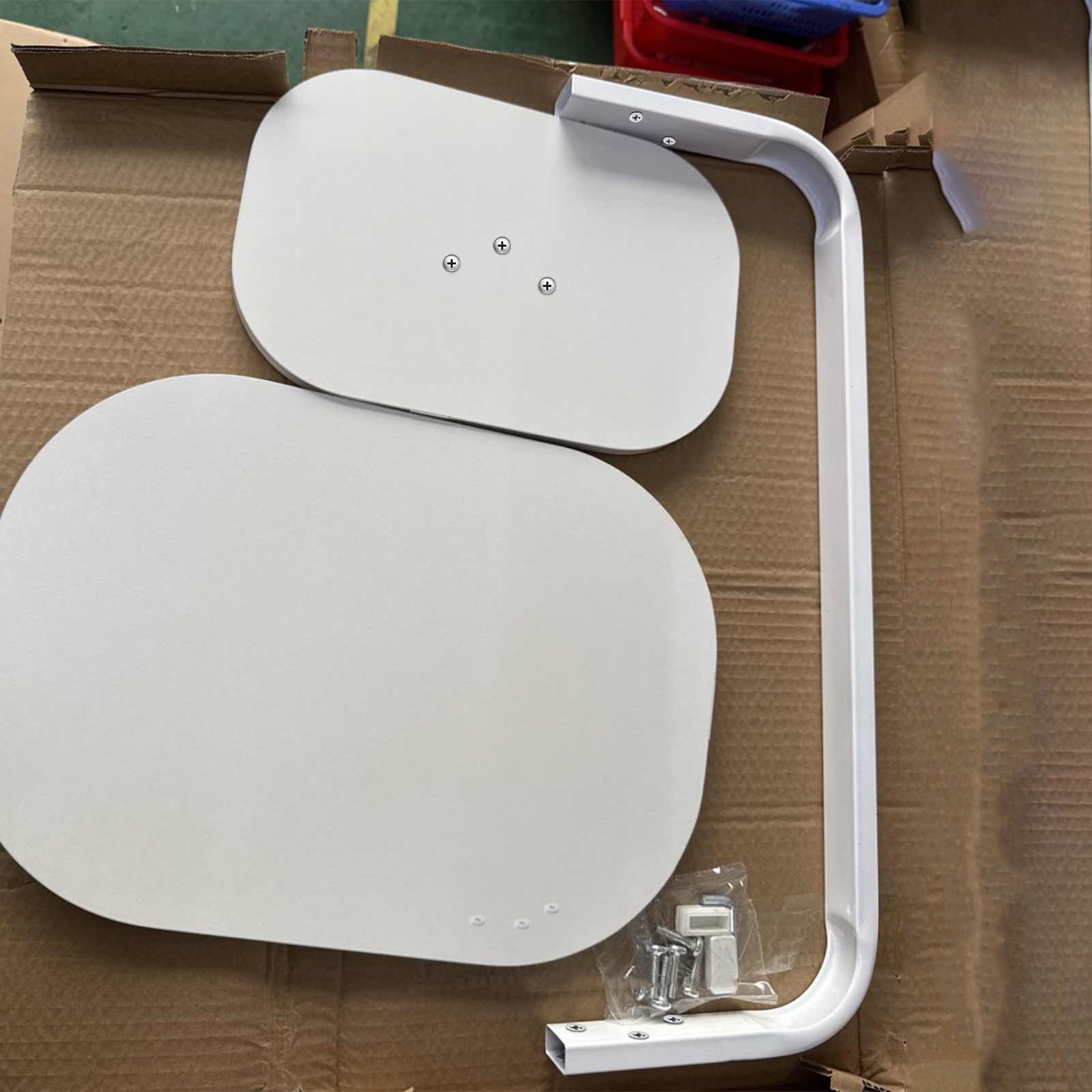 Table d'appoint mobile avec style moderne et minimaliste, adapté pour salon, chambre à coucher ou maison, blanc - 9