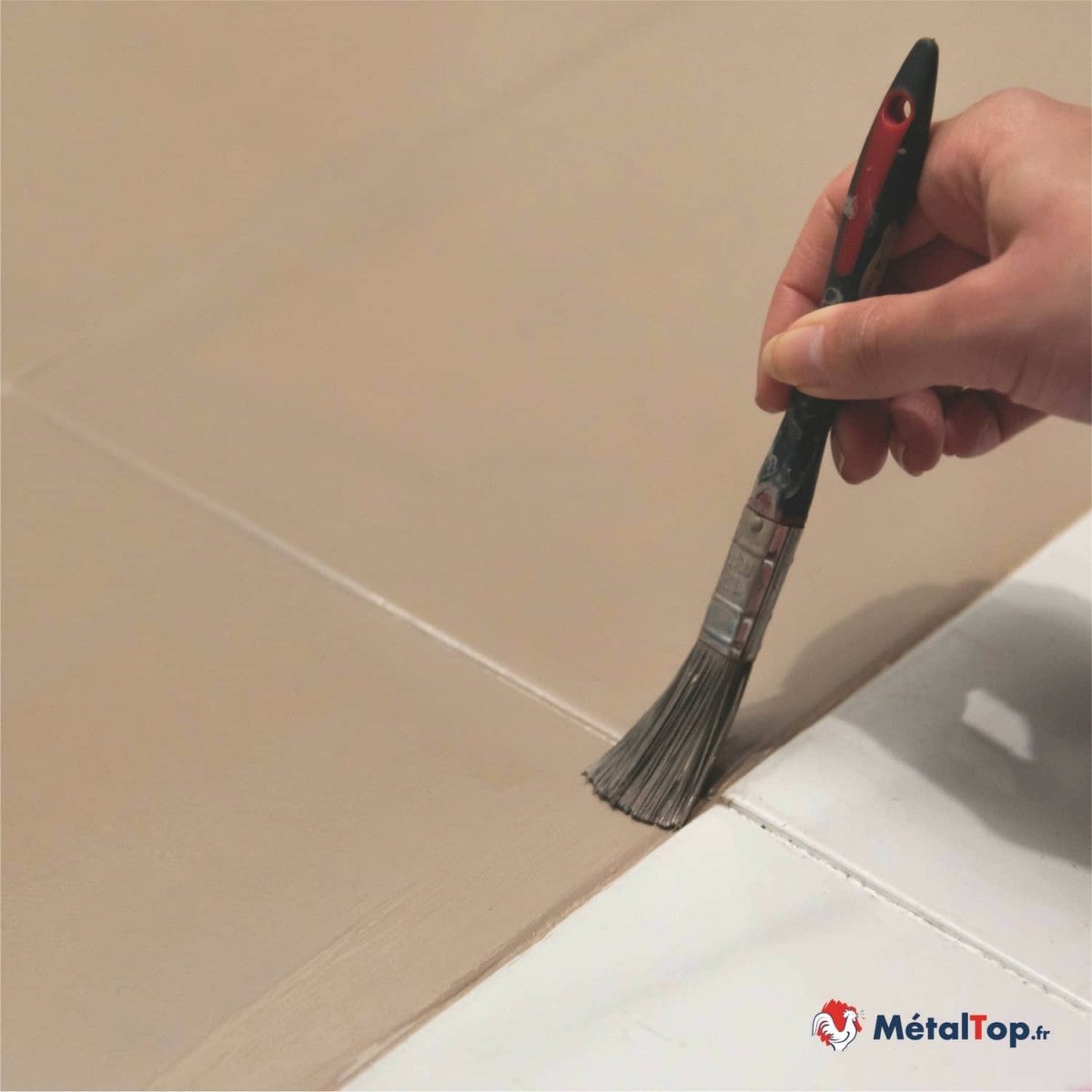 Peinture Sol Mat - Noir foncé - RAL 9005 - 5 L - Métaltop - 9