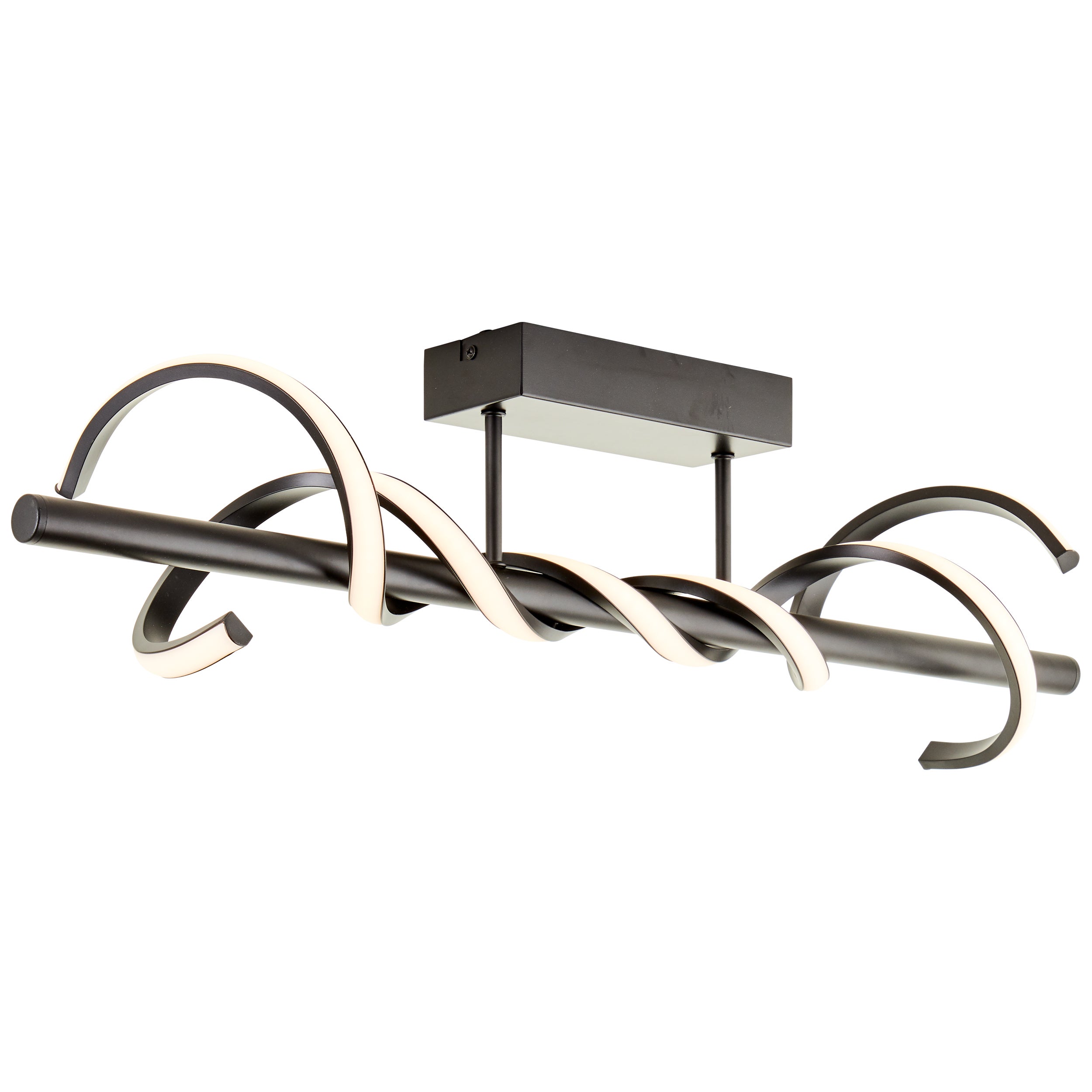 Brilliant Amalie LED lampa sufitowa 80cm czarna, metal/plastik, 1x zintegrowana dioda LED, 16W, (strumień świetlny: 2100lm, barwa światła: 3000K) - 5